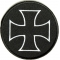 Iron Cross Patch White Black