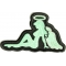 Teal Angel Girl Patch