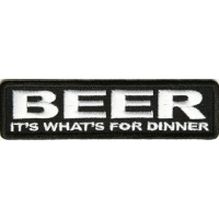 Beer It's What's For Dinner Patch Beer It's What's For Dinner Patch
