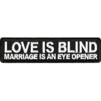 Love Is Blind Marriage Is An Eye Opener Patch Love Is Blind Marriage Is An Eye Opener Patch