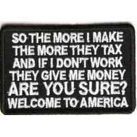 Are You Sure Welcome To America Patch