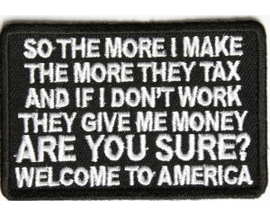 Are You Sure Welcome To America Patch
