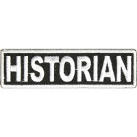 Historian Patch White Historian Patch White