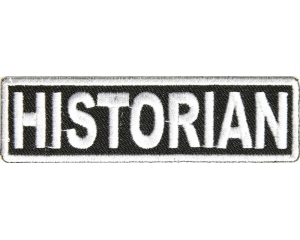 Historian Patch White