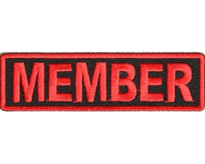 Member Patch Red