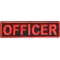 Officer Patch Red