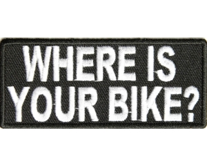 Where Is Your Bike Patch