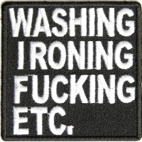 WIFE Patch Washing Ironing Fucking Etc