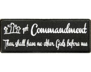 1st Commandment Patch