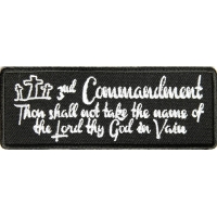 3rd Commandment Patch 3rd Commandment Patch