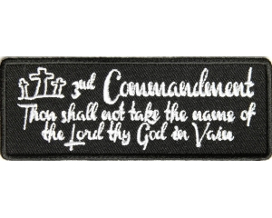 3rd Commandment Patch