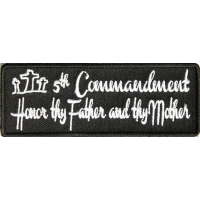 5th Commandment Patch