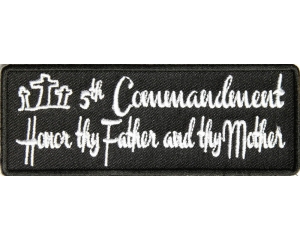 5th Commandment Patch