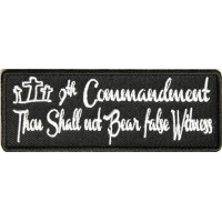 9th Commandment Patch 9th Commandment Patch