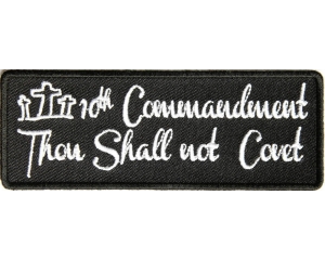 10th Commandment Patch