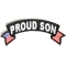 Proud Son US Flag Rocker Patch