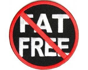 Not Fat Free Patch | Embroidered Patches