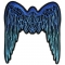 Blue Angel Wings Large Back Patch
