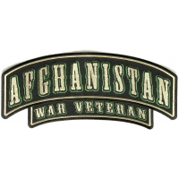 Afghanistan War Veteran Rocker Large | US Military Veteran Patches Afghanistan War Veteran Rocker Large | US Military Veteran Patches