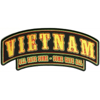 Vietnam All Gave Some Some Gave All Rocker Patch Large | US Military Vietnam Veteran Patches