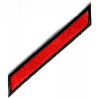 US Navy Red Hash Mark Rank Stripe Patch