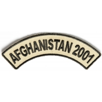 Afghanistan 2001 Rocker Patch | US Afghan War Military Veteran Patches Afghanistan 2001 Rocker Patch | US Afghan War Military Veteran Patches