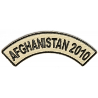 Afghanistan 2010 Rocker Patch | US Afghan War Military Veteran Patches Afghanistan 2010 Rocker Patch | US Afghan War Military Veteran Patches