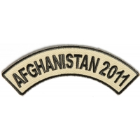 Afghanistan 2011 Rocker Patch | US Afghan War Military Veteran Patches Afghanistan 2011 Rocker Patch | US Afghan War Military Veteran Patches