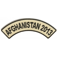 Afghanistan 2013 Rocker Patch | US Afghan War Military Veteran Patches Afghanistan 2013 Rocker Patch | US Afghan War Military Veteran Patches