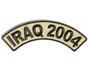 Iraq 2004 Rocker Patch | Embroidered Patches