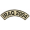 Iraq 2004 Rocker Patch