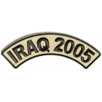 Iraq 2005 Rocker Patch | Embroidered Patches