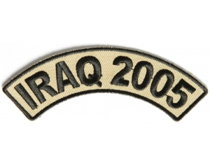 Iraq 2005 Rocker Patch | Embroidered Patches