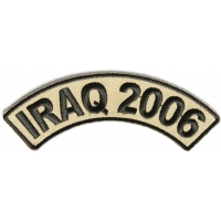 Iraq 2006 Rocker Patch | US Iraq War Military Veteran Patches Iraq 2006 Rocker Patch | US Iraq War Military Veteran Patches