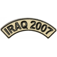 Iraq 2007 Rocker Patch | US Iraq War Military Veteran Patches Iraq 2007 Rocker Patch | US Iraq War Military Veteran Patches