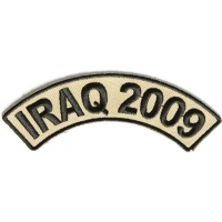 Iraq 2009 Rocker Patch | US Iraq War Military Veteran Patches