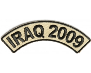 Iraq 2009 Rocker Patch | US Iraq War Military Veteran Patches