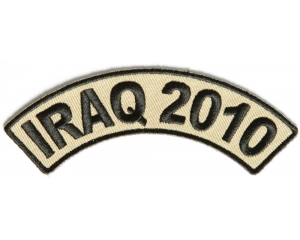 Iraq 2010 Rocker Patch | US Iraq War Military Veteran Patches