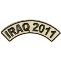 Iraq 2011 Rocker Patch | US Iraq War Military Veteran Patches