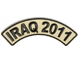 Iraq 2011 Rocker Patch | US Iraq War Military Veteran Patches