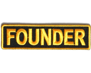 Founder Patch 3.5 Inch Yellow