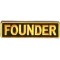 Founder Patch 3.5 Inch Yellow