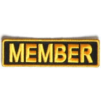 Member Patch 3.5 Inch Yellow