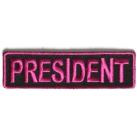 President Patch 3.5 Inch Pink