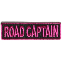 Road Captain Patch 3.5 Inch Pink Road Captain Patch 3.5 Inch Pink