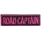 Road Captain Patch 3.5 Inch Pink