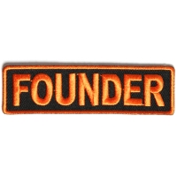 Founder Patch 3.5 Inch Orange Founder Patch 3.5 Inch Orange