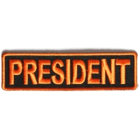 President Patch 3.5 Inch Orange