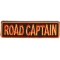 Road Captain Patch 3.5 Inch Orange