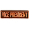 Vice President Patch 3.5 Inch Orange